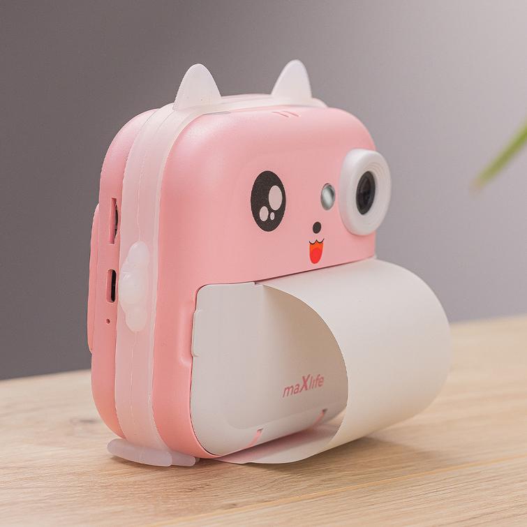 Maxlife-tulostuskamera MXPC-100 vaaleanpunainen