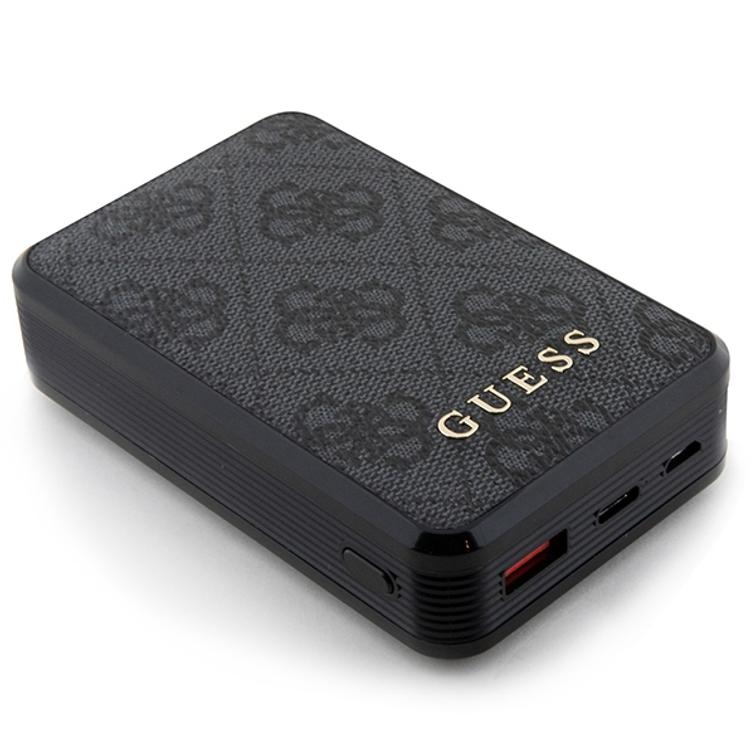 Guess varavirtalähde 10000mAh 18W GUPB10DP4GEGK musta PU-nahka