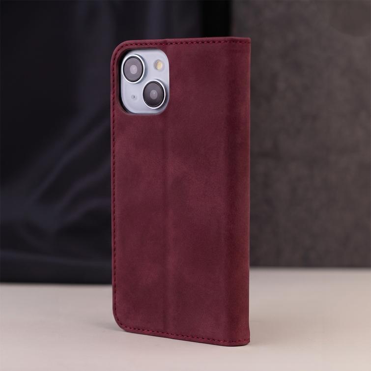 Smart Suede case for iPhone 11 maroon