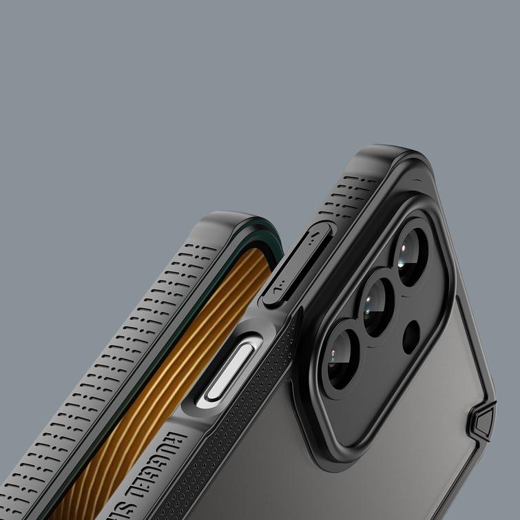 Defender Matt suojakuori Samsung Galaxy A17 4G / A17 5G / A26 5G:lle, musta