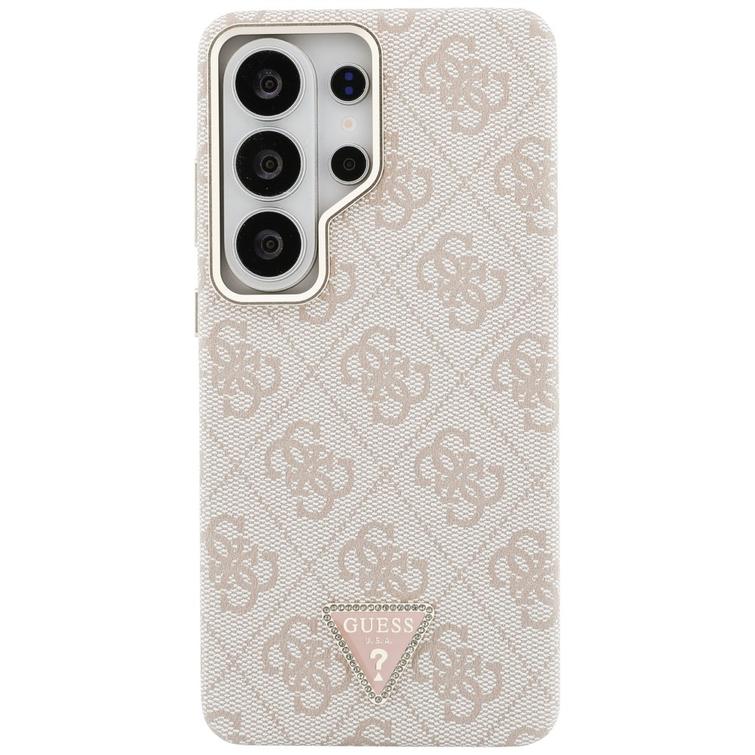 Guess case 4G Triangle Logo MagSafe for Samsung Galaxy S26 Ultra pink