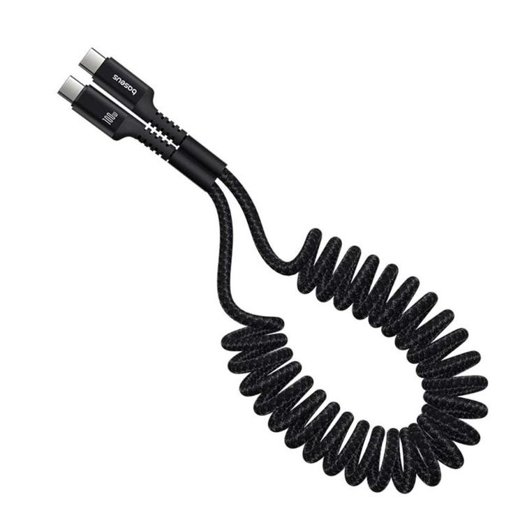 Baseus Fish-Eye Pikalatausdatakaapeli USB-C - USB-C 100W 1m Cluster Musta
