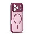 Mag Matt viininpunainen kamerasuojalla kuori iPhone 17 Pro / 18 Pro 6,3'' -mallille