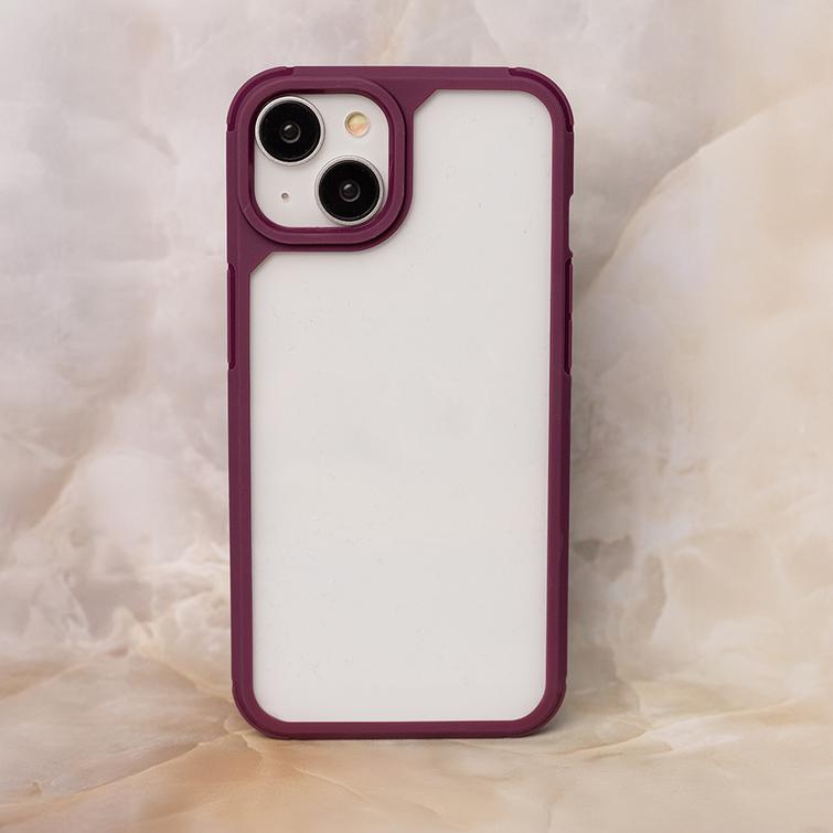 Color Shock -suojakuori iPhone 14 Pro Max 6,7" -puhelimelle, viininpunainen