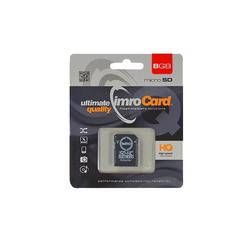 Imro-muistikortti 8GB microSDHC cl. 10 + adapteri