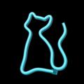 Neon LED -valo CAT turkoosi NNE24 Neolia
