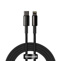 Baseus-kaapeli Tungsten PD USB-C - Lightning 2,0 m musta 20W