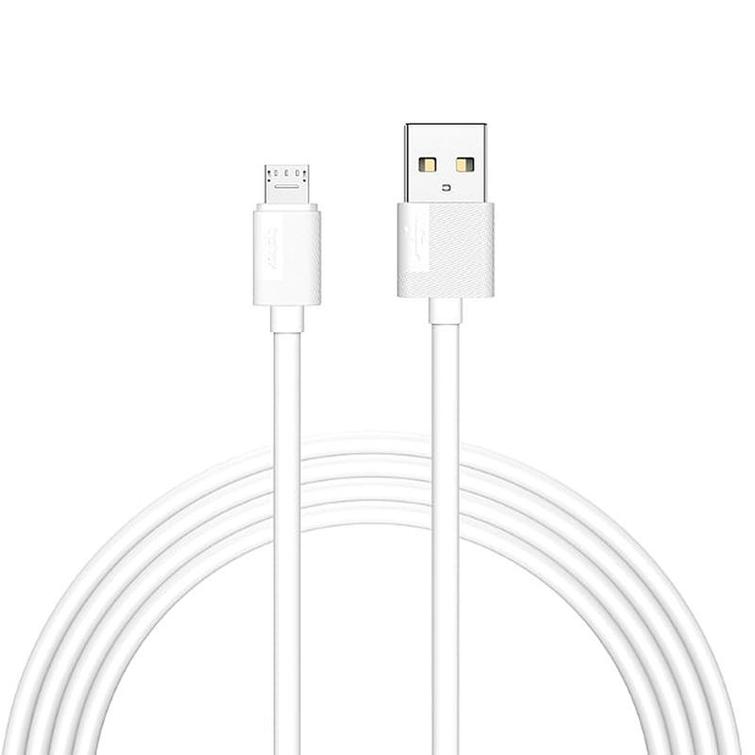 CABLE T-PHOX NETS MICRO USB WHITE 3A ; PVC ; 1,2M