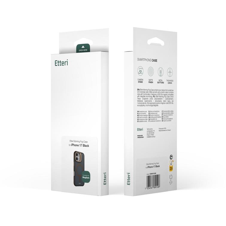 Etteri Morning Fog suojakuori iPhone 15 Prolle 6,1" ruskea