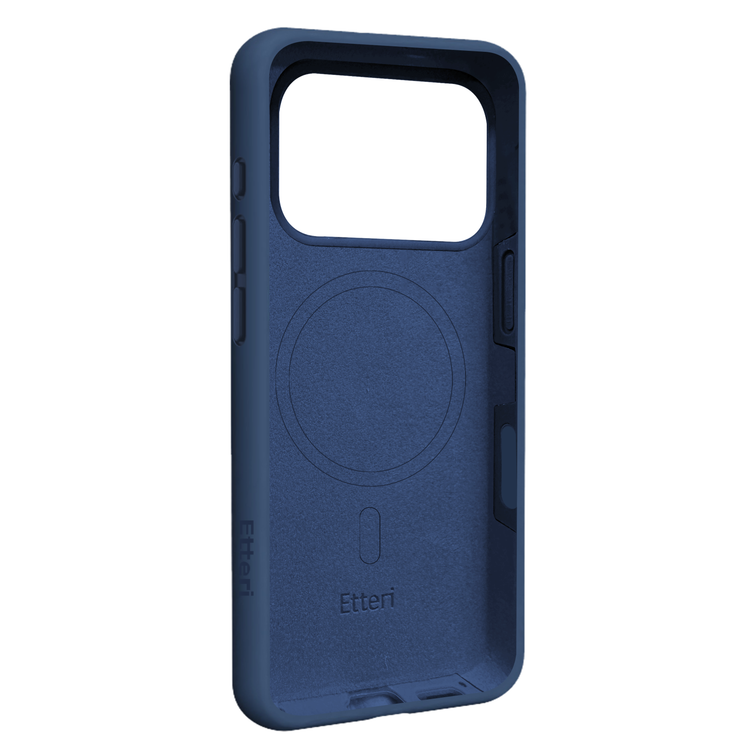 Etteri Silicone Mag kotelo iPhone 17 Pro Maxille tummansininen
