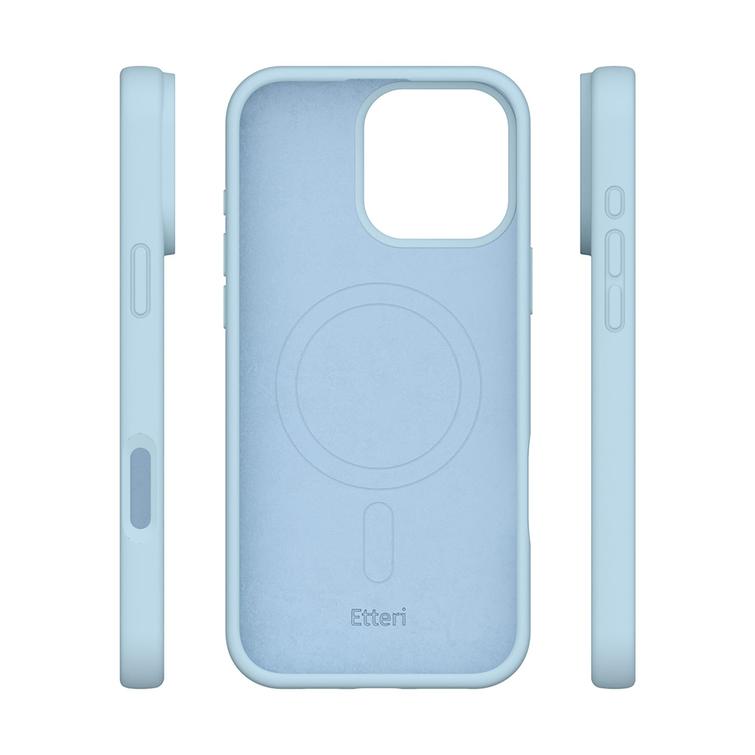 Etteri Silicone Mag -suojakuori iPhone 16 Pro Max 6,9":lle, vaaleansininen