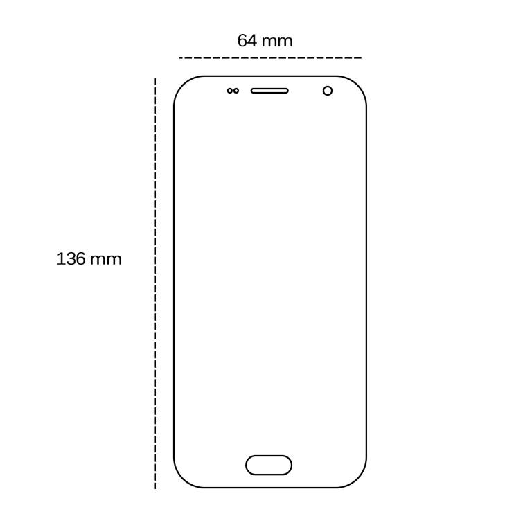 Karkaistu lasi 2,5D Samsung Galaxy S7:lle (G930)