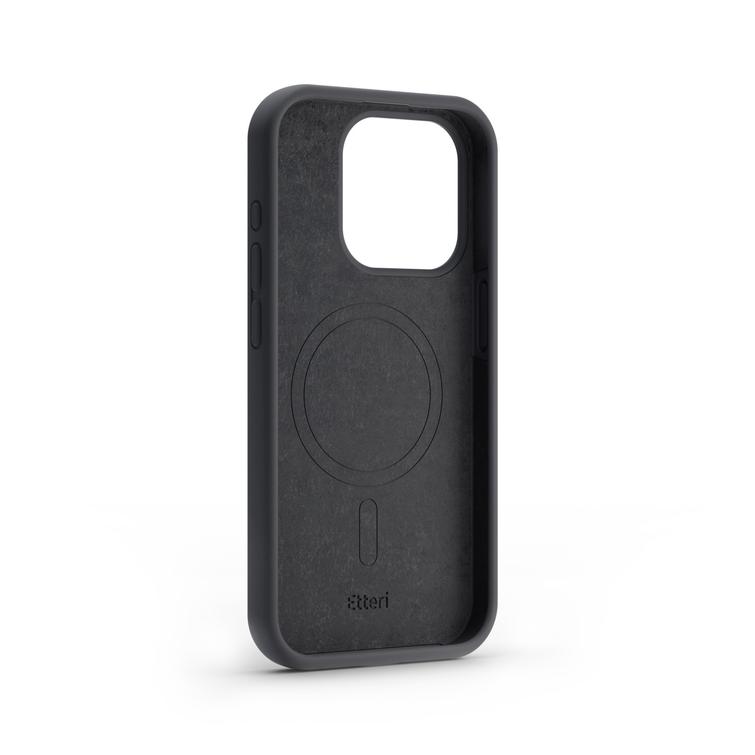 Etteri Silicone Mag kotelo iPhone 15 6,1" mustalle