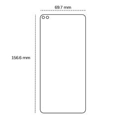 Tempered glass 2,5D for Motorola Moto G100 / G200 / G60S / G51 5G / G9 Power / T-Phone Pro 6/128GB