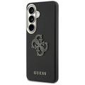 Guess case Grained Big 4G Metal Logo for Samsung Galaxy S26 black