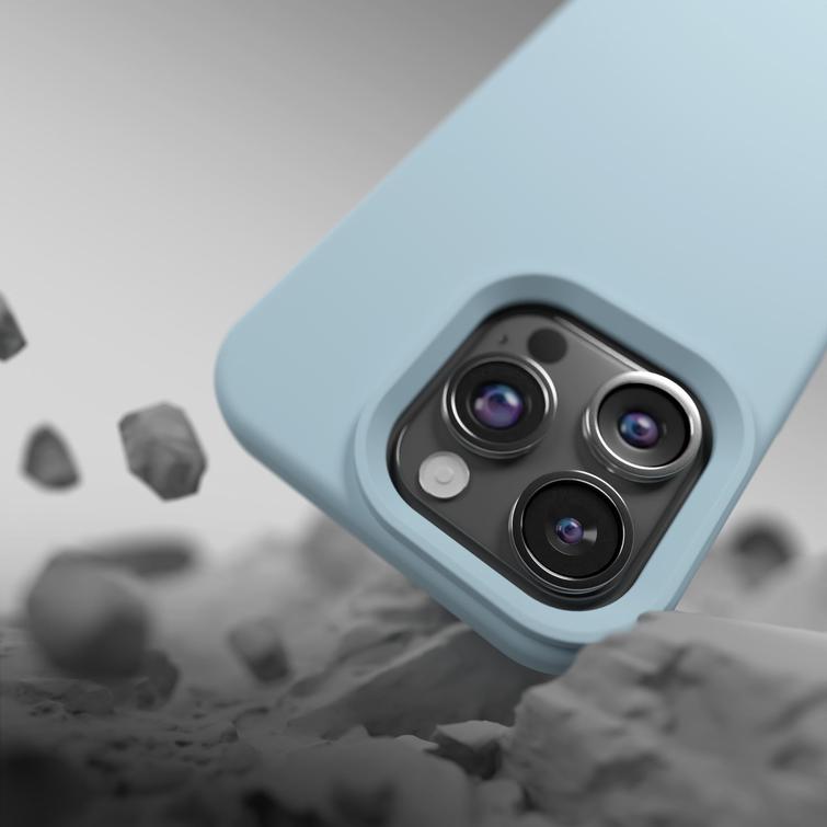 Etteri Silicone Mag -suojakuori iPhone 15 Pro Max 6,7":lle, vaaleansininen