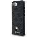 Guess HC MagSafe PU 4G Small 4G and Classic -suojakuori iPhone 16e:lle, musta