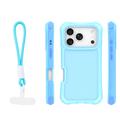 Safepop case with strap for iPhone 17 Pro 6,3" blue