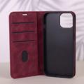 Smart Suede case for iPhone 11 maroon