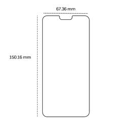 Karkaistu lasi 2,5D Huawei Mate 20 Litelle