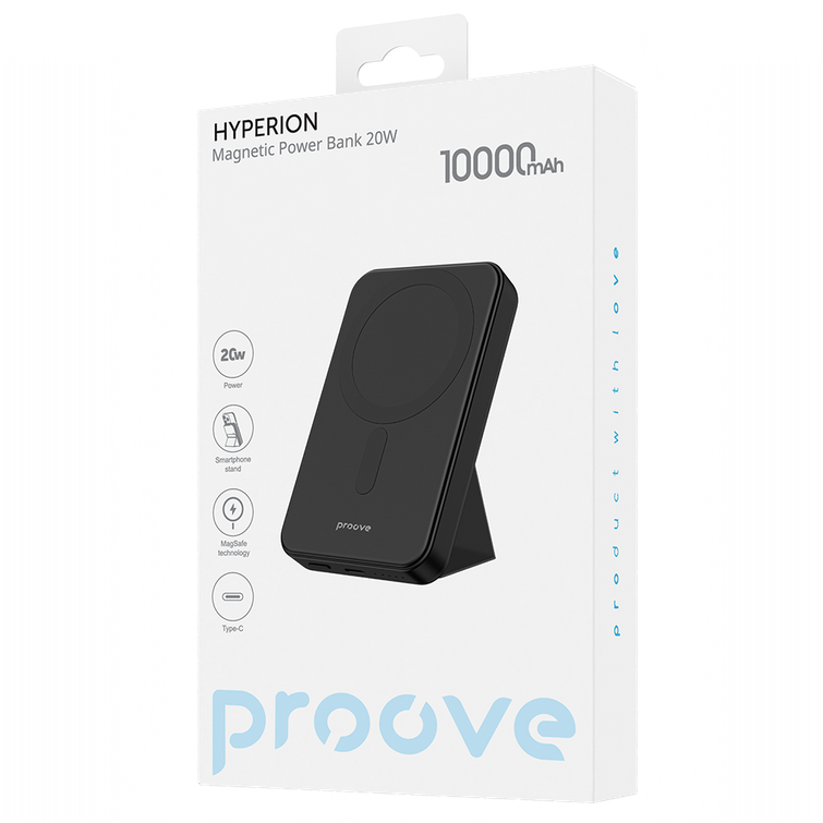 Proove varavirtalähde Hyperion 20W 10000mAh musta