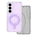 Bubble Dots Mag kuori Samsung S26 violetti