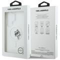 Karl Lagerfeld case IML Peekaboo Choupette MagSafe for Samsung Galaxy S26 Ultra transparent