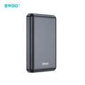 BWOO P82 BO 10000mah 15w varavirtal&auml;hde langaton lataus tummanharmaa