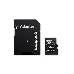 GoodRam muistikortti 64GB microSDXC cl. 10 UHS-I 30/15 MB/s + sovitin