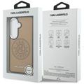 Karl Lagerfeld case Perforated KL MagSafe for Samsung Galaxy S26 Plus brown