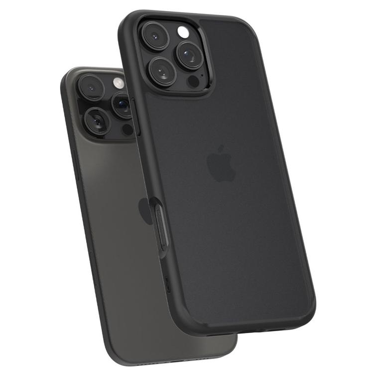 Spigen Ultra Hybrid -suojakuori iPhone 16 Pro Max 6,9":lle, jäänmusta