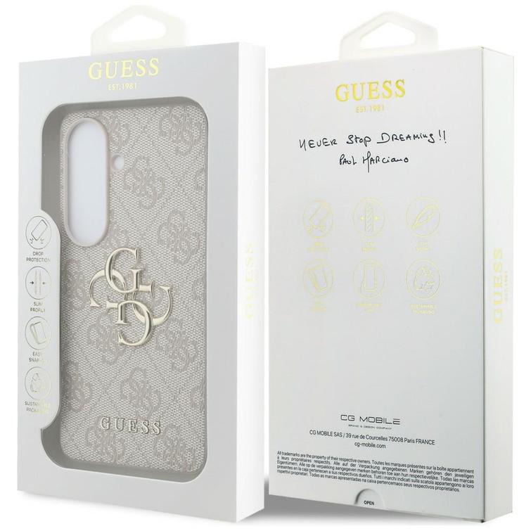 Guess case 4G Big Metal Logo for Samsung Galaxy S26 pink