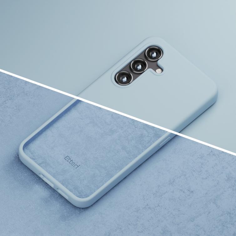 Etteri Silicone Mag -suojakuori Samsung Galaxy S25 Edgelle vaaleansininen