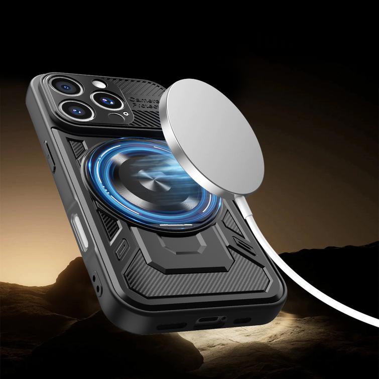 Defender Armor Mag -suojakuori iPhone 17 Pro Maxille 6,9" musta