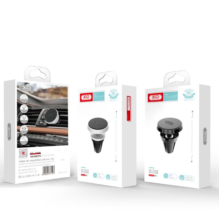 XO-autoteline C55B magneetti musta ilmaliitäntään