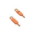 Key / needle for SIM card tray needle keychain orange