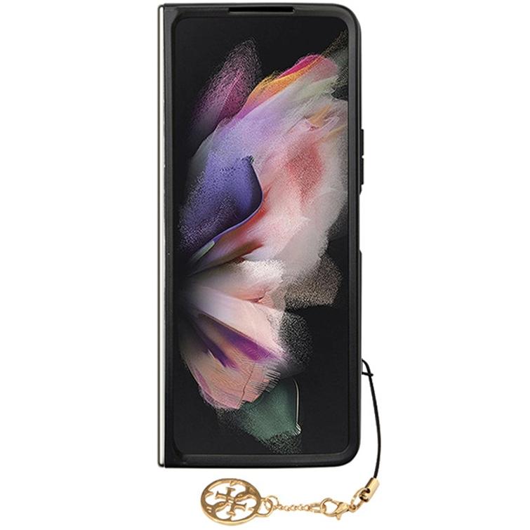 Guess-suojakuori Samsung Galaxy Z Fold 5:lle GUHCZFD5GF4GBR ruskea HC PU 4G Charm