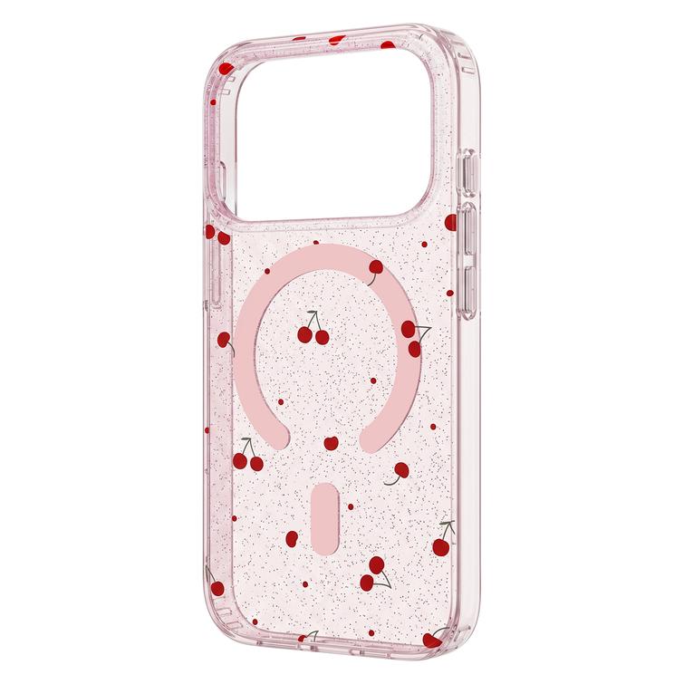 Cherry Mag case for iPhone 17 6,3'' glitter