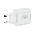 WALL CHARGER T-PHOX T-PP20 GAN iWATCH 3IN1 WHITE