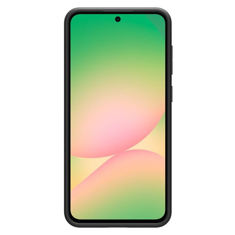 Spigen Liquid Air -suojakuori Samsung Galaxy A56 5G:lle mattamusta