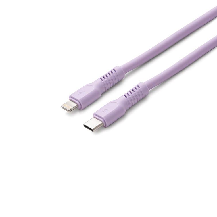 COLORUM cable USB-C - Lightning 1,8m 2,4A CK12-CL-09 xLavenda