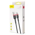Baseus-kaapeli Cafule USB - USB-C 3,0 m 2A puna-musta