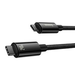 Baseus-kaapeli Tungsten PD USB-C - USB-C 1,0m musta 240W