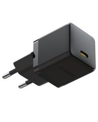 Baseus Palm Fast Charger Wall Charger 20W 1×USB-C Wall Charger + Cable Cluster Black