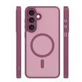 Mag Matt case for Samsung Galaxy S26 Plus maroon camera protection