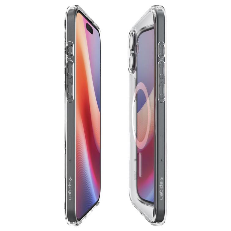 Spigen Ultra Hybrid Mag Magsafe -suojakuori iPhone 16 6,1":lle, valkoinen