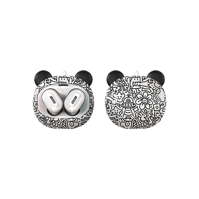 HEADPHONES T-PHOX TWS ARTIST FACE CHANGING WHITE