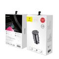 Baseus autolaturi Grain 2x USB 3,1A musta
