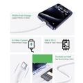 T-PHOX CABLE CC15 SERIES USB-C/USB-C 60W 3A 2M WHITE