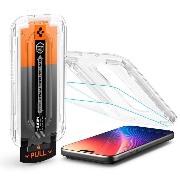 Spigen karkaistu lasi Glas.Tr ”Ez Fit Pro” iPhone 16 Pro Max / 17 Pro Max kirkas